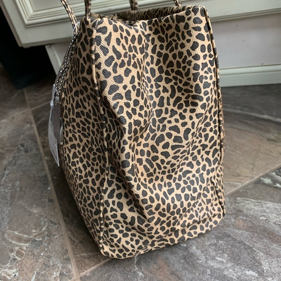 NWT Nine West Leopard Shoulder Bag Printed - Picture 5 of 5